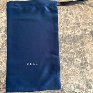 Gucci Navy Blue Dust Bag / Eyeglass Pouch